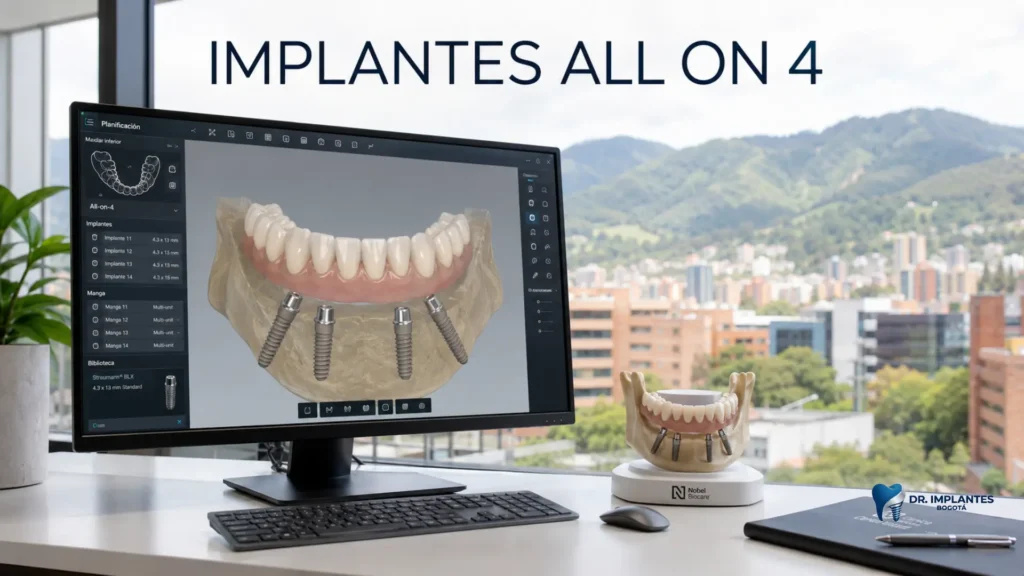 Qué son los Implantes All on 4 en bogotá